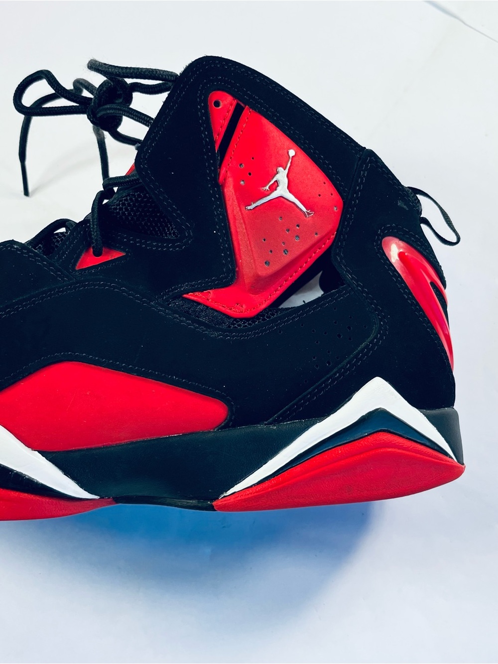 Nike Air Jordan True Flight #CU4933-001 Red Black Men’s Size:13 Basketball Shoes - Picture 7 of 15